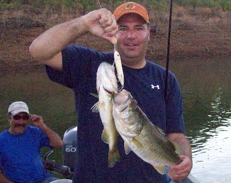2 Bass On Lure!